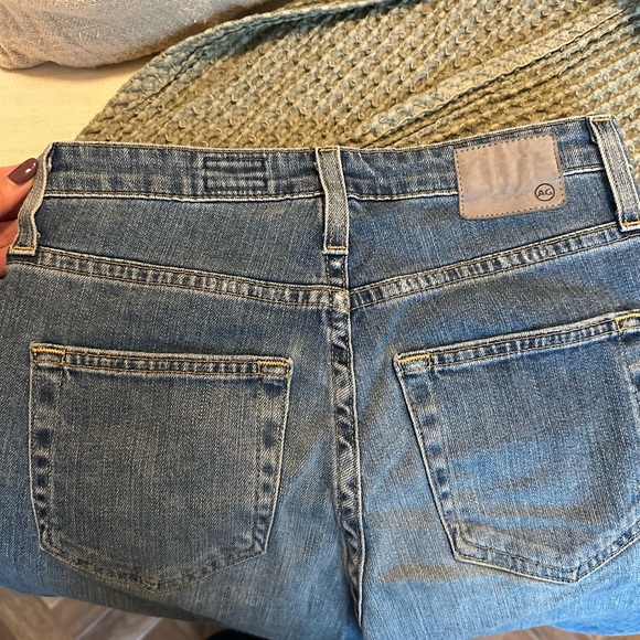 AG Adriano Goldschmied “The Phoebe” Distressed High Waisted Jeans Women’s 25R - Picture 7 of 12